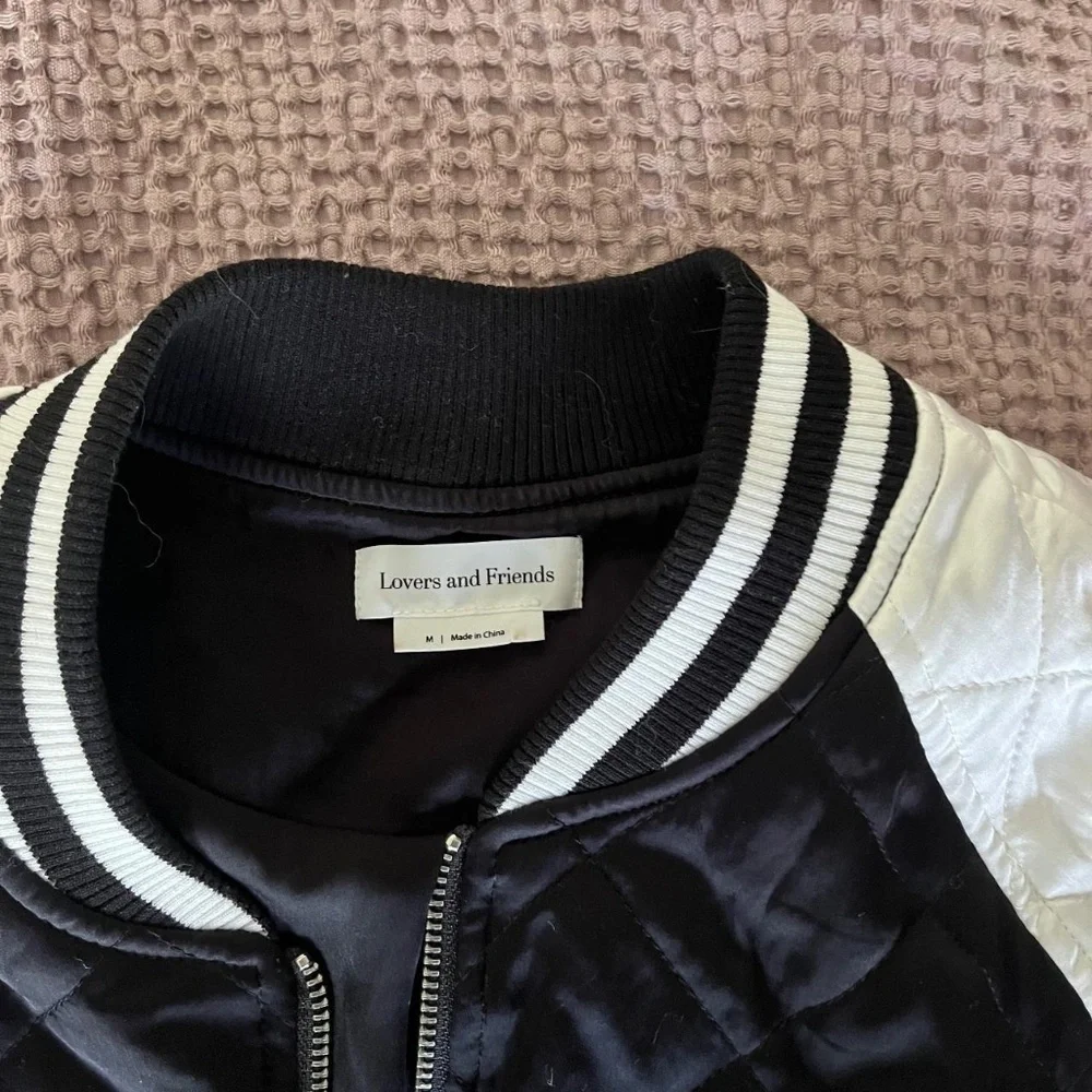 Satin Bomber Jacket - Picture 4 of 4